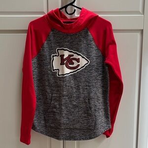 Red and Gray KC Logo Hoodie